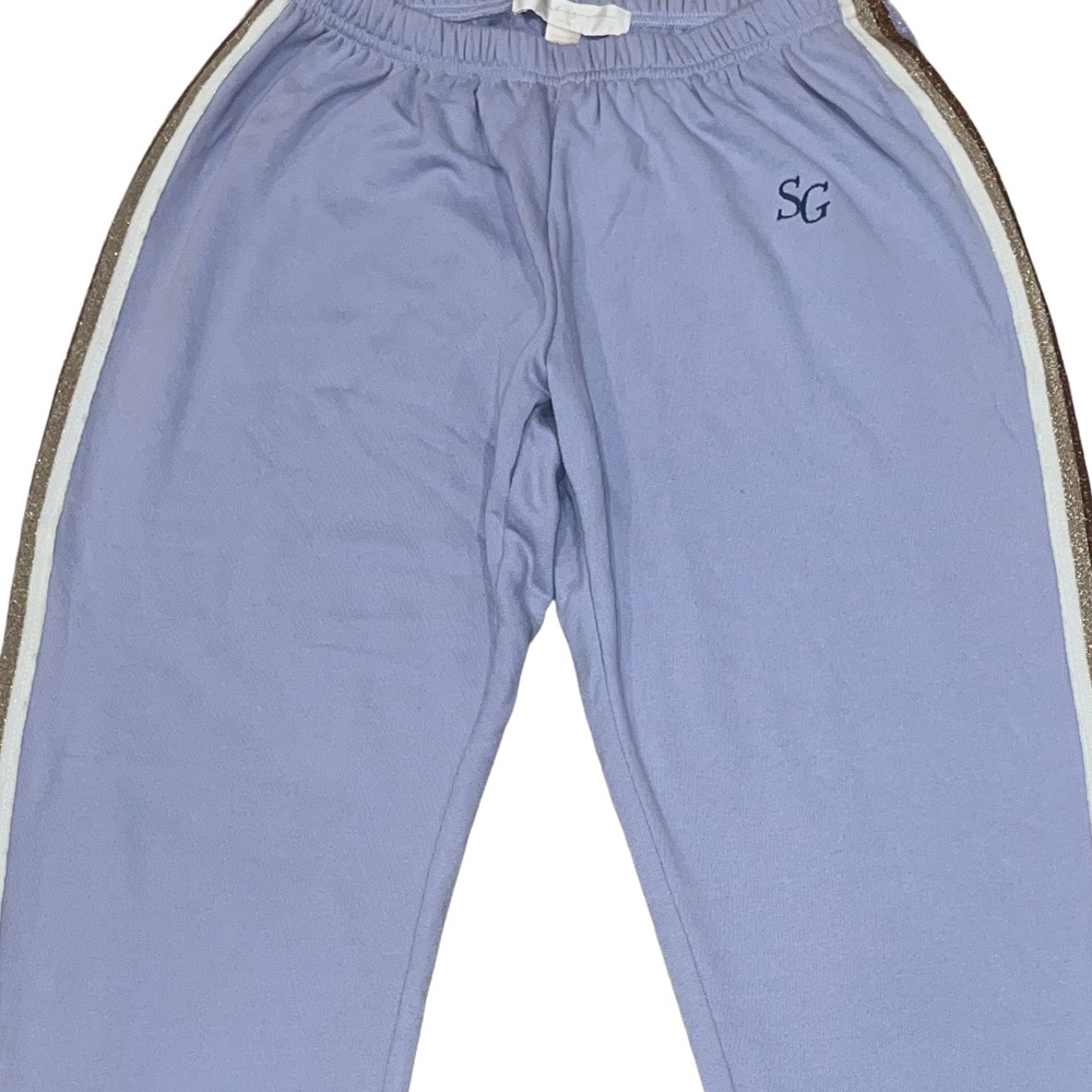 Spiritual Gangster Perfect Vintage Sweatpants, Purple w Multicolor Stripes Small - Picture 2 of 13